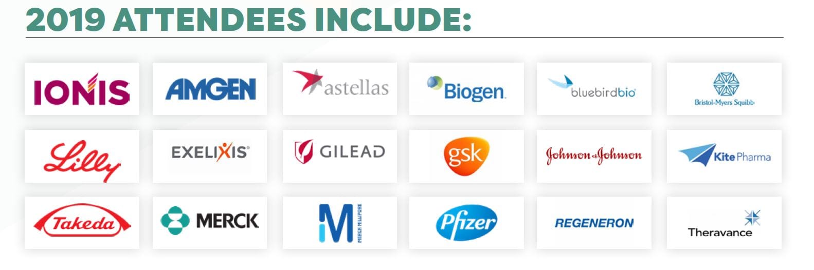 Previous companies Previous attendees